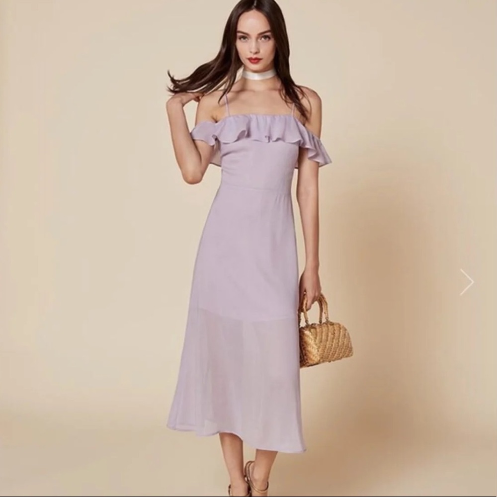 Reformation Hydrangea Dress